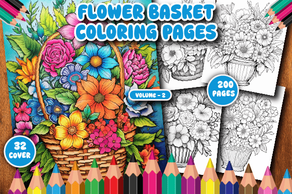 200 Flower Basket Coloring Pages for V-2: A Comprehensive Overview