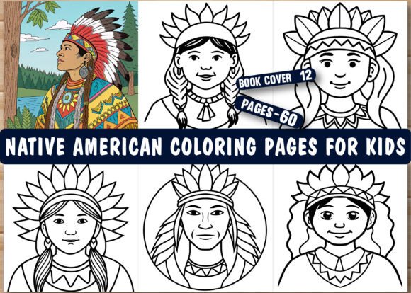 Native American Coloring Pages for Kids: A Thoughtful Educational Resource