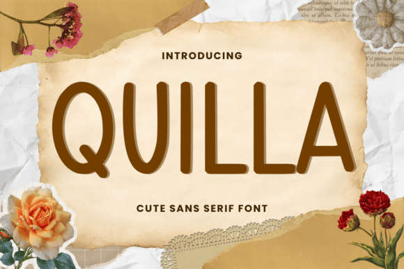 Quilla: A Cute and Funny Handwriting Font