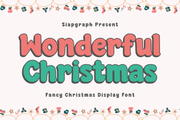 Wonderful Christmas: A Nostalgic Font for Creative Projects